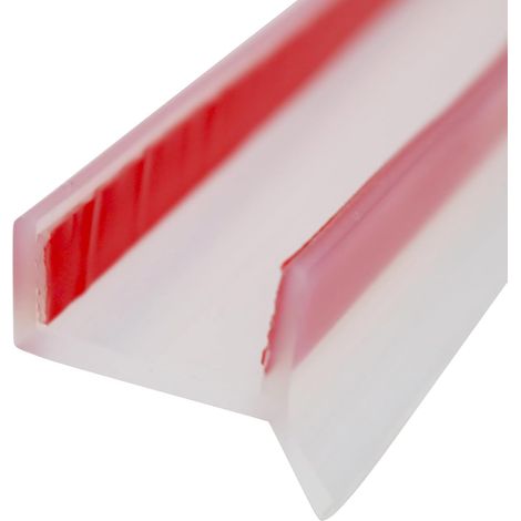 Skirting Profile for Kitchen, 15, 16, 17 and 18 mm Thick, High Elasticity, Transparent Silicone Rubber, Sealing Profile, Recessed (1/5)