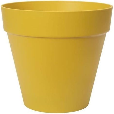 Loft Urban runder Übertopf, 20 cm, ockerfarben (1/5)
