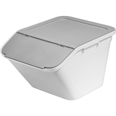 SmartStore Collect Stack-it Recycling Bin with Lid 37L Medium