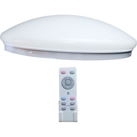 Ortviai Applique LED avec télécommande, 40 W, dimmable, réglage de l’intensité et de la température de couleur, Ø38 cm (1/5)