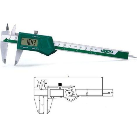 Insize 2010003443023 Schieblehre Serie Advance 150 mm