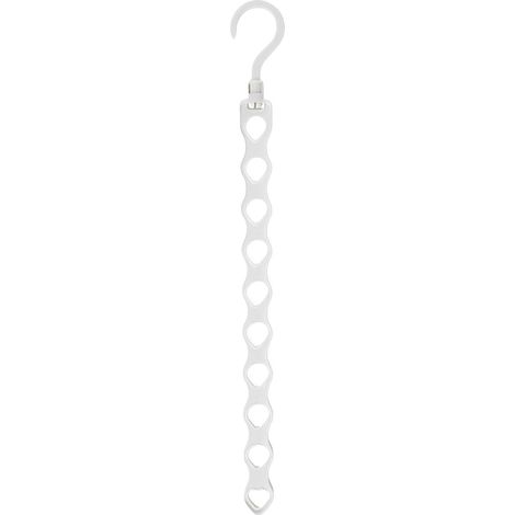 Lot de 2 cintres peu encombrants - Peu encombrant - Crochets de connexion multiples - Antidérapants et mis à jour pour plus d'espace de suspension (1/5)