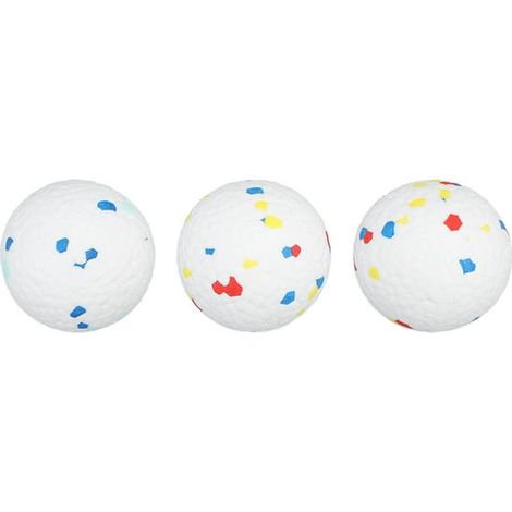 Lot de 3 balles pour chien rebondissantes, flottantes et résistantes à la mâchoire, idéales pour l'entraînement et l'exercice canin. (1/5)