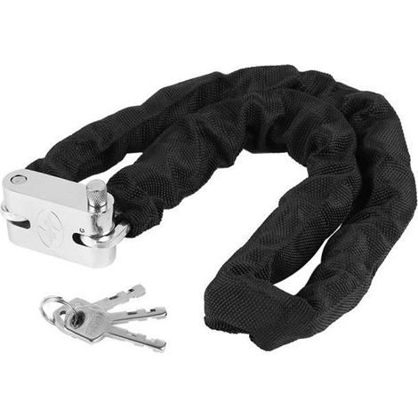 Chaîne Antivol 1m + cadenas pour Moto / Scooter (1/4)