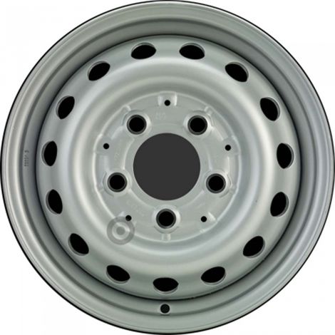 Jante tôle 15 pouces - 5 Trous - 6x15 5x130 ET75 AL84 argent