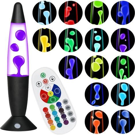 Lampe à Mouvement Liquide avec 17 Changements de Couleur pour Adultes, Lampe d'ambiance pour Bureau Chambre Maison, Cadeau pour Anniversaire Saint Valentin [Classe énergétique G] (1/5)