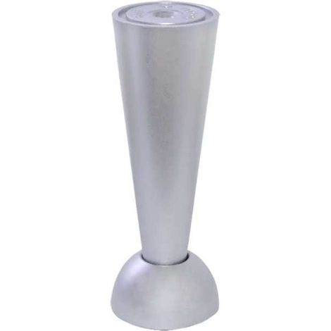 MASIDEF - PIEDINO IN METALLO SERIE EVOLUTION - Ø45MM - H.130MM -IN ALLUMINIO (1/2)