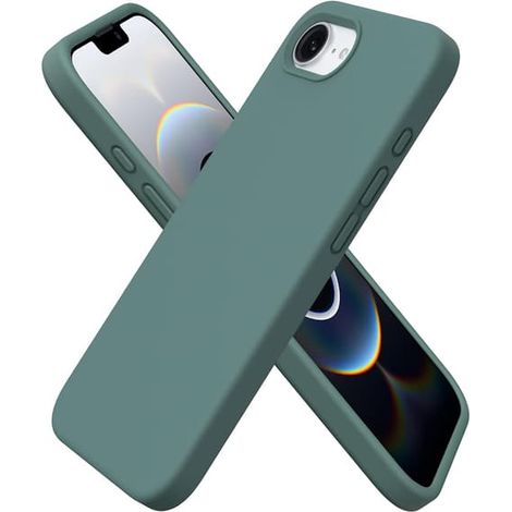 iPhone 16E Skal med Microfiber & Anti-Halk Alpgrön (1/5)