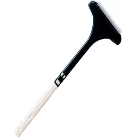 Brosse Nettoyage Fenêtre - Double Face À Poil Souple Et Raclette - Pour Moustiquaire Écran Vitre Tablette Comptoir - 46 x 16 cm - 1 Pièce (1/4)