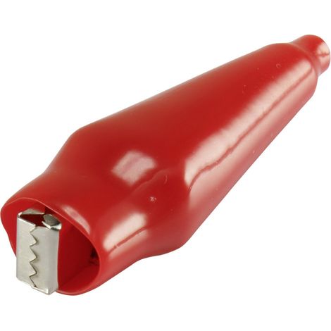 TRU COMPONENTS 93038c52 Krokodilklemme Gelb  Länge: 65 mm 1 St.