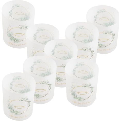 Lot De 8 Abat-jours Décoratifs En Plastique De Conception Pour Lampe De Table Pour La Décoration Intérieure