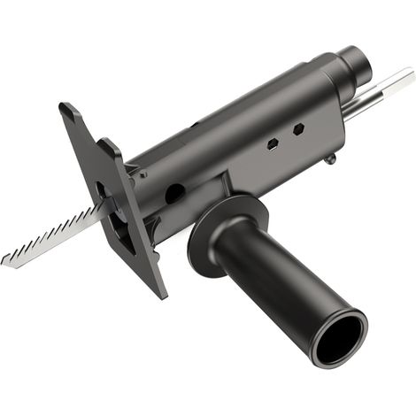 Kit d'outils de coupe pour perceuse électrique avec adaptateur pour scie alternative et 3 lames de scie. (1/5)