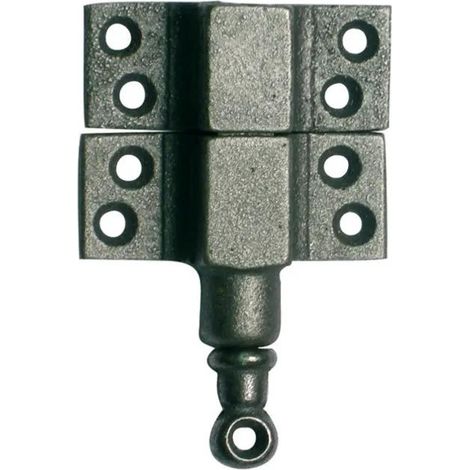 Jardinier Massard Fenster- und Rollladenbeschlag 2 brut aus Gusseisen 60x25 mm