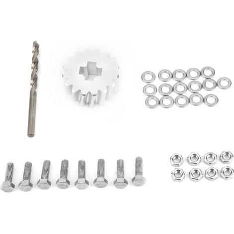 Reserverad-Montagesatz, robust, zuverlässig und stabil, kompakt, praktisch und langlebig, aus Metall, für Ford Galaxy und Seat Sharan. -Crezuo