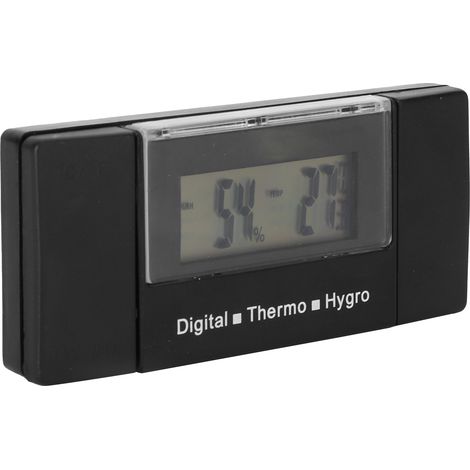 Hygromètre à cigares, thermomètre électronique numérique d'intérieur pour mesurer la température, accessoires pour cave à cigares (1/5)
