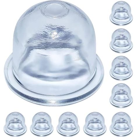10 Pièces Pompe d'amorce pour STIHL FS38 FS40 FS45 FS55 FS56 FS80 FS85 Ampoule d'amorce Accessoire Tasse d'huile de Carburateur pour Débroussailleuse Coupe-bordure Taille-haie (22mm) (1/5)