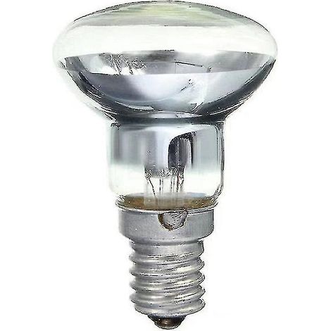 Ampoule lave R39 E14 30 W, petit culot à vis Edison, avec réflecteur, blanc chaud 2800 K (1/3)