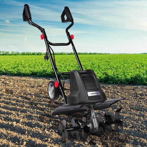 BRAST elektrische Motorhacke Gartenfräse Kultivator Ackerfräse elektro 1200 Watt (1/4)