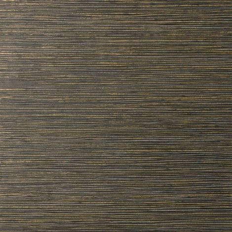Crown Grasscloth Luxury Textured Wallpaper Charcoal Metallic Modern Feature Wall (1/4)