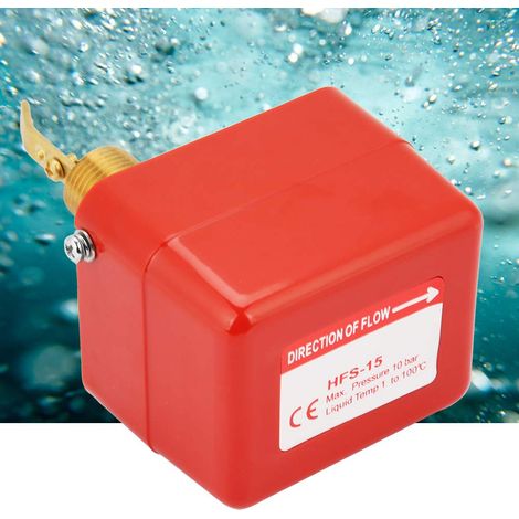 Contacts SPDT Réglables en Acier Inoxydable pour Interrupteur de Débit D'eau 1/2 pour Système de Traitement de L'eau, Climatisation Centrale et Système de Protection Incendie (1/5)