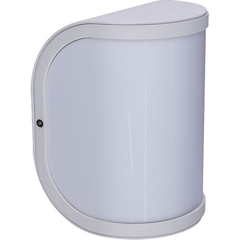 Terrassenlampen Außen Wandleuchte Außen E27 Gartenleuchte Wand IP44, Balkon Hauswand weiß opal, 1x E27 Fassung, HxBxÜ 20x14x14,7cm