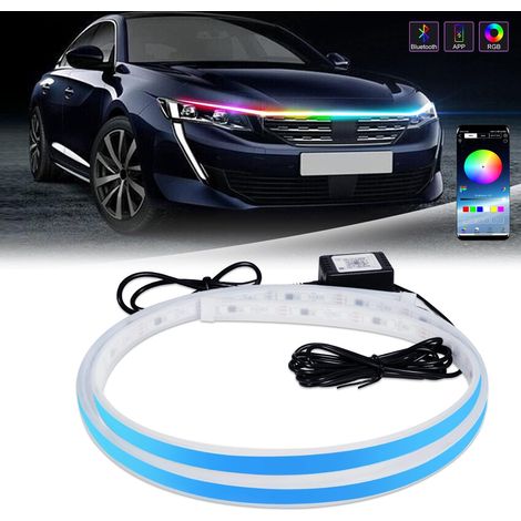 LED Strip Light for Car Hood 5ft LED Strip Lights Multicolor Daytime Running Light Strip APP Control (1/5)