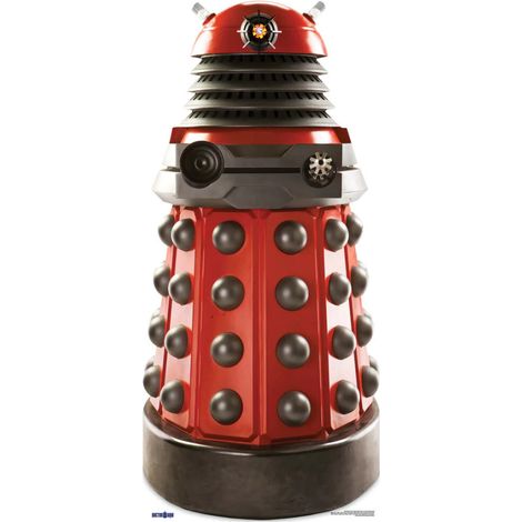 Figurine en carton DOCTOR WHO Dalek Drone (Rouge) Hauteur 182 cm (1/5)