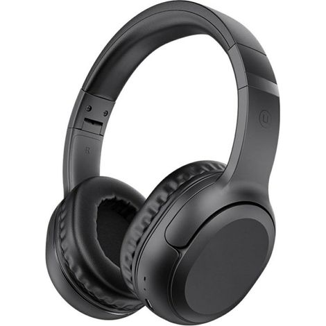 Auriculares supraaurales Bluetooth 5.3 USAMS Yun Series, color negro. (1/5)