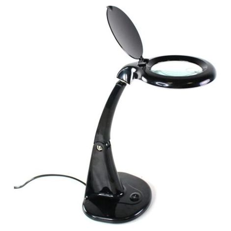 Loupe de Bureau Verre optique Grossissement 2X, 4X (1/4)