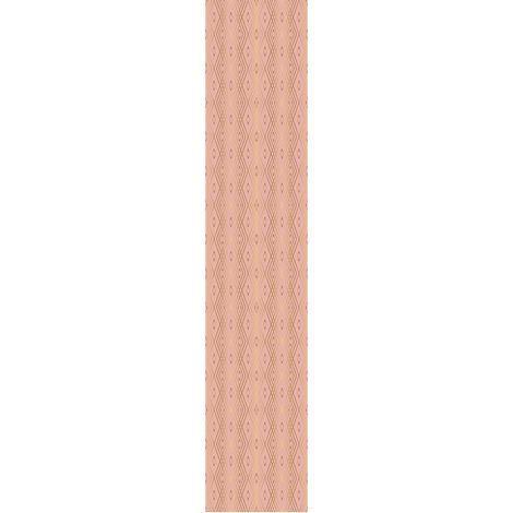 Papier Peint Intissé Pré-encollé Rouleau Wallpaper Scandinave Art Déco Rosé Adhésif Décorative - 1 Roule de H300 x L60 cm (1/4)