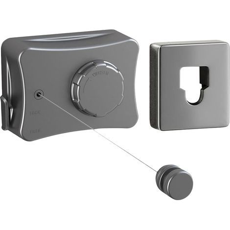 Séchoir à Linge rétractable en Acier Inoxydable pour intérieur et extérieur, 5,1 m, réglable et Invisible(La Nouvelle-Gris) (1/5)