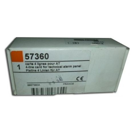 Carte detection 4 lignes pour alarme technique SCHNEIDER 57360 (1/2)