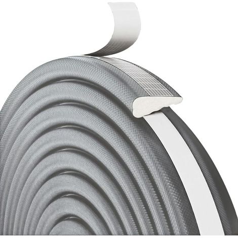 Adhesive Foam Seals for Doors and Windows (Grey, 5m)