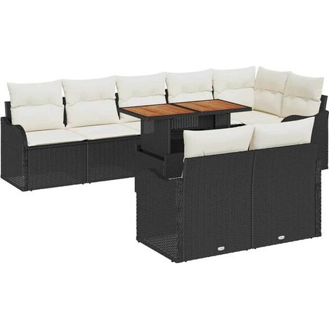 Ensemble de canapés de jardin 9 pièces - 8 places (1/5)