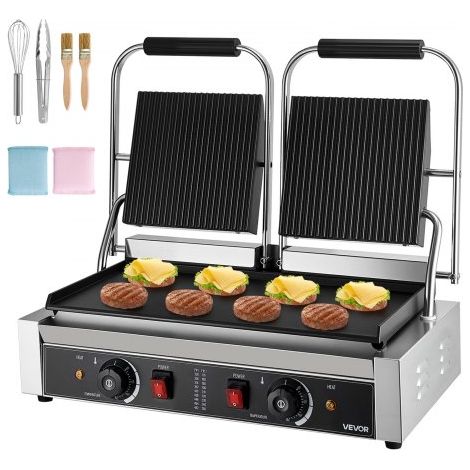 Gril Panini Électrique de 3600 W Double Presse à Panini avec (1/5)