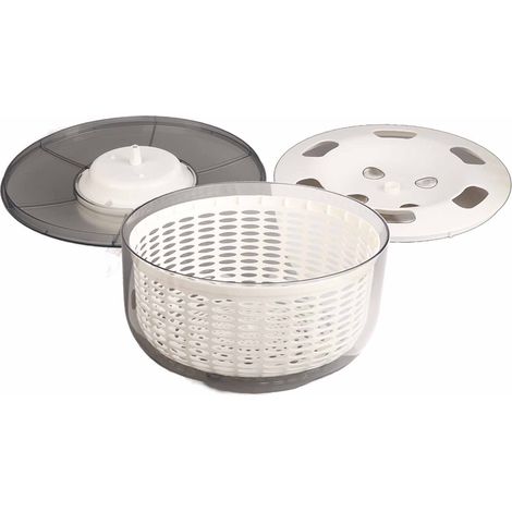 Essoreuse à salade électrique 500 tr/min pour fruits et légumes, lave-légumes et égouttoir, 6000 ml, 27 x 27 x 17 cm / 10,6 x 10,6 x 6,7 pouces (1/5)