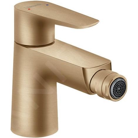 Hansgrohe Talis E - Mitigeur de bidet avec tirette de vidage, bronze brossé 71720140