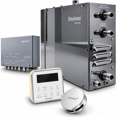 Desineo Premium-Pro-Serie Dampfgenerator 24 kW, Vollausstattung und automatische Entleerung