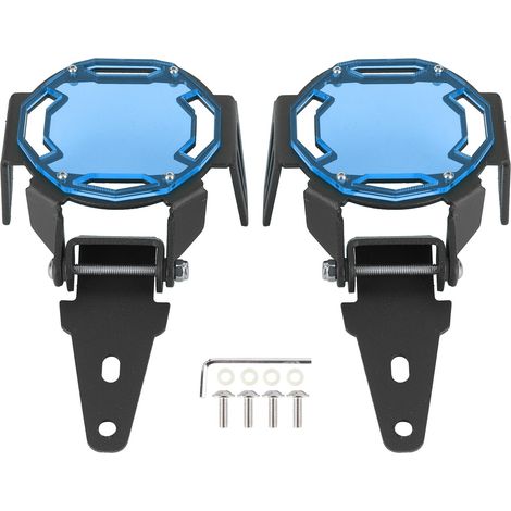 Eosnow Motorrad-Nebelscheinwerferschutz, Schutzhülle, LED-Lampenschutz, passend für R1200GS/R1250GS Adventure LCBlue