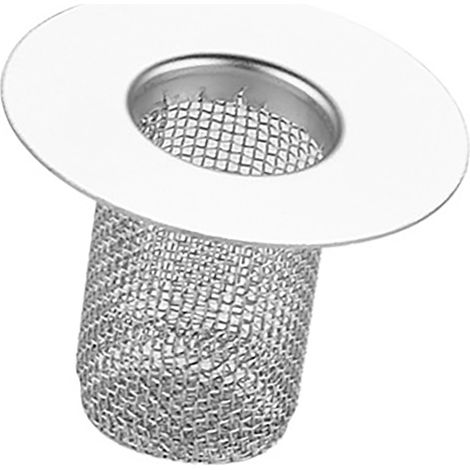Crépine d'évier en acier inoxydable, anti-obstruction, facile à nettoyer, bouchon de vidange en acier inoxydable pour la maison (1/5)