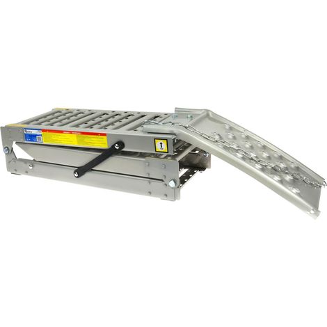 Geko Klappbare Rampen Stahl Set aus 2 für Beladung