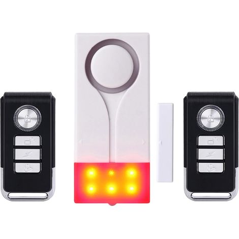 Alarme de fenêtre de Porte pour Home Security Sensor Wireless Anti-Theft Burglar DIY Protection Idéal pour Pool Garage Office Apartment et RV avec télécommandes (1/5)