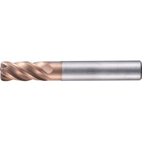 PFERD TOOLS Fraise VHM Ø20 mm, 4 dents, 2xDC, rayon 1 mm, revêtement AlTiN / TiSiXN, tige HA, Performance inoxydable