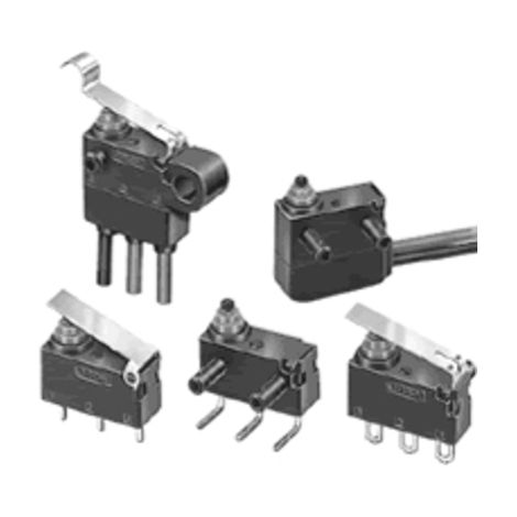 Microswitch Omron d2hw-a221d 12 V DC 2 A