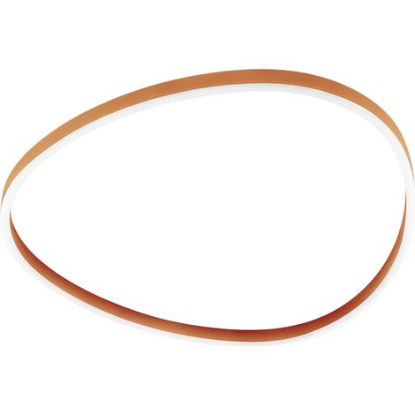 Ecaris P/G Plafoniera a Soffitto LED 72W Biemissione Dimmerabile CCT Switch 3000K/4000K in Alluminio Arancio Bruciato - Gealuce (1/3)