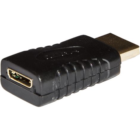 Link Accessori LKADAT53 cambiador de género para cable HDMI Type A (Standard) HDMI Type C (Mini) Negro