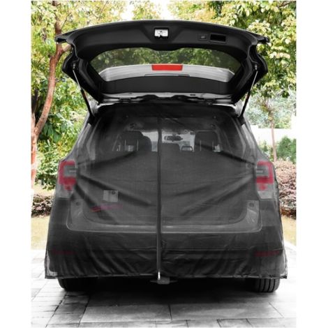Moustiquaire magnétique de coffre de voiture 150 x 160 cm, compatible avec les SUV et le camping (1/5)