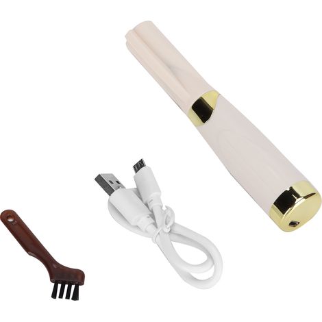 Recourbe-cils chauffant USB rechargeable, outil électrique de curling pour cils longs et naturels, effet durable - blanc (1/5)
