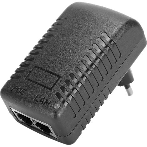 Injecteur PoE 24 V CC 1 A, adaptateur secteur, prise standard UE/US (en option), 100-240 V UE (1/5)