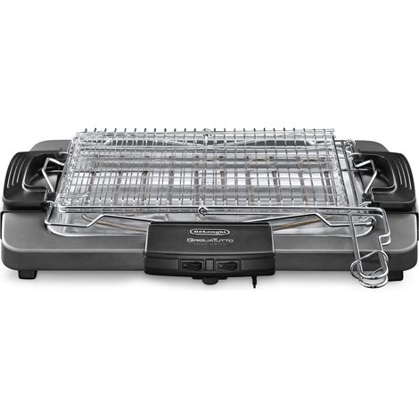 De Longhi BQ80.X Barbecue Elettrico 2450 W 3 Livelli Potenza 41x28 cm (1/5)